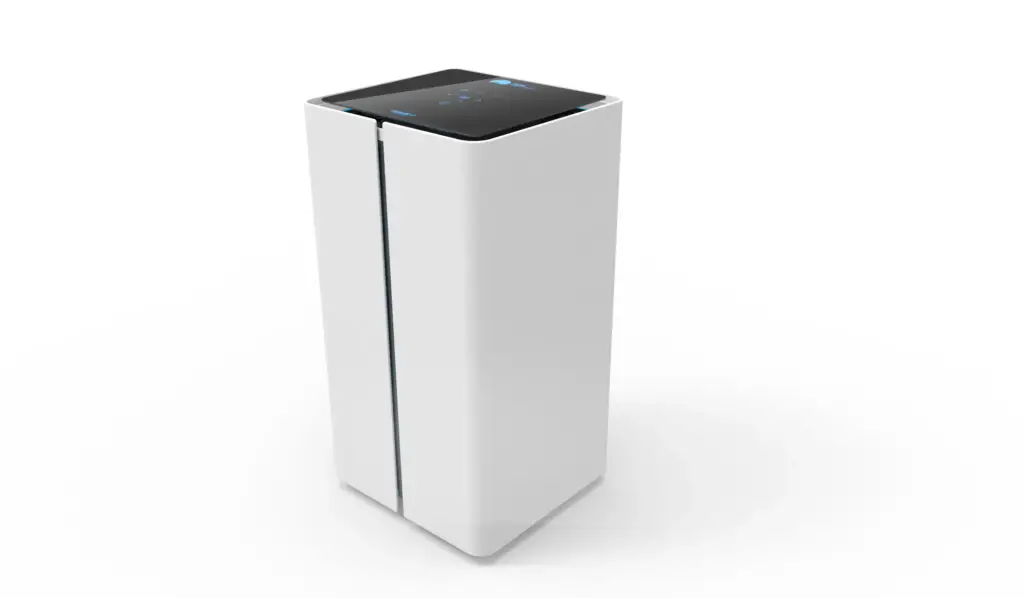 Pure Airbox air purifier — white product render