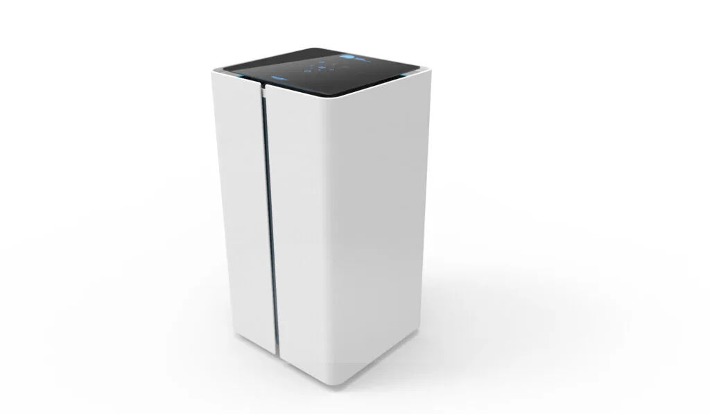 Pure Airbox air purifier — white product render