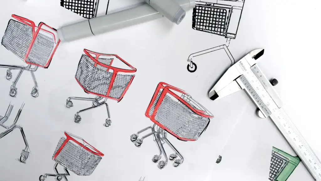 Bocetos de diseño de producto