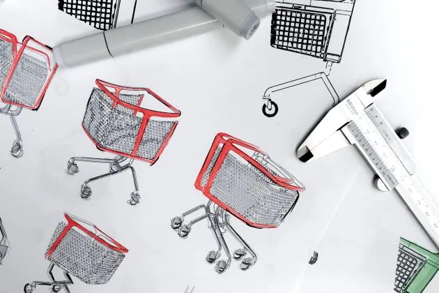 Bocetos de diseño de producto