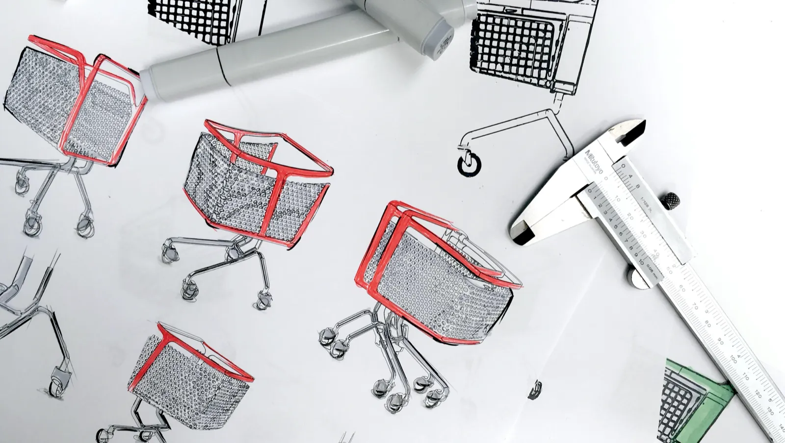 Product design sketches