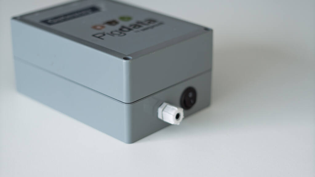 Detail of the Pigdata pig farm monitoring system