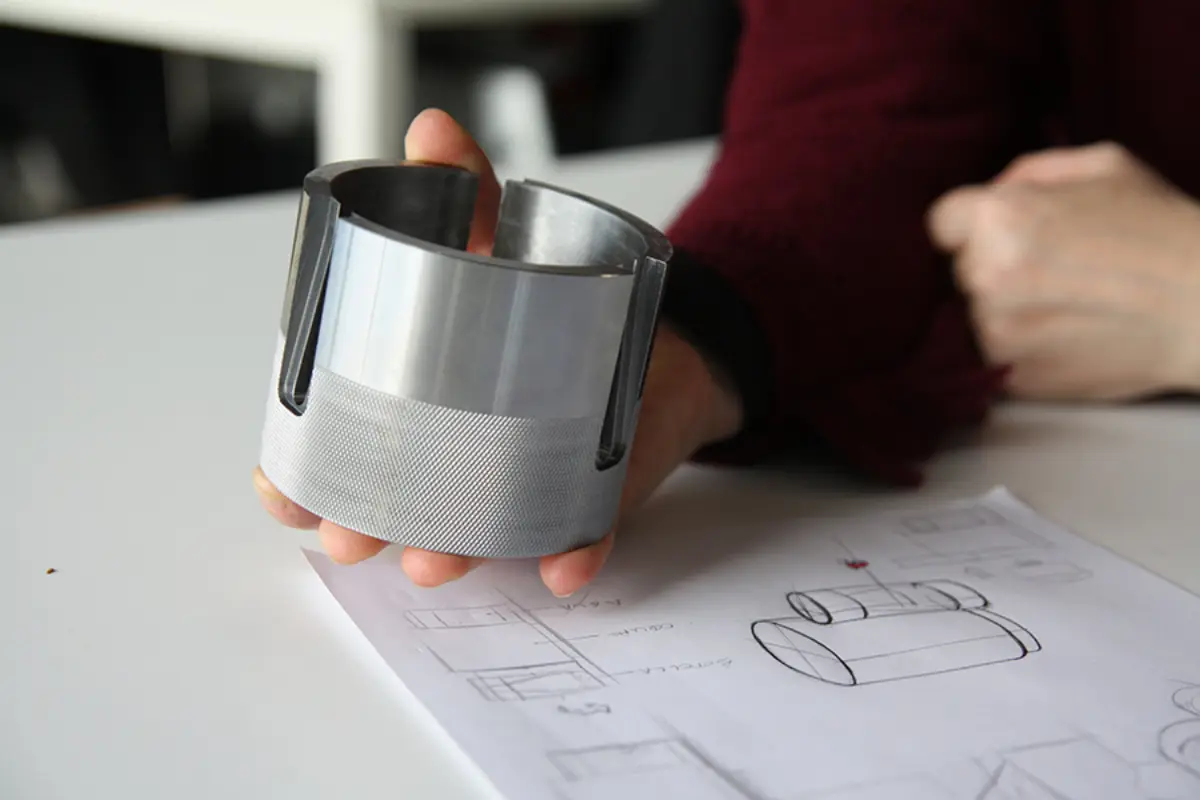 Piezas prototipo mecanizadas en el taller de i-mas