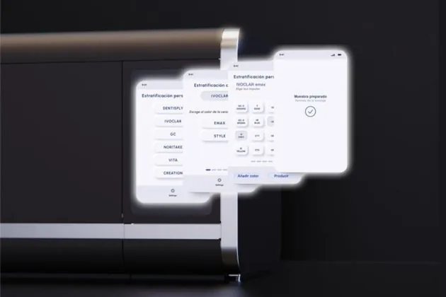 Interfaz UX/UI del sistema dental BPS