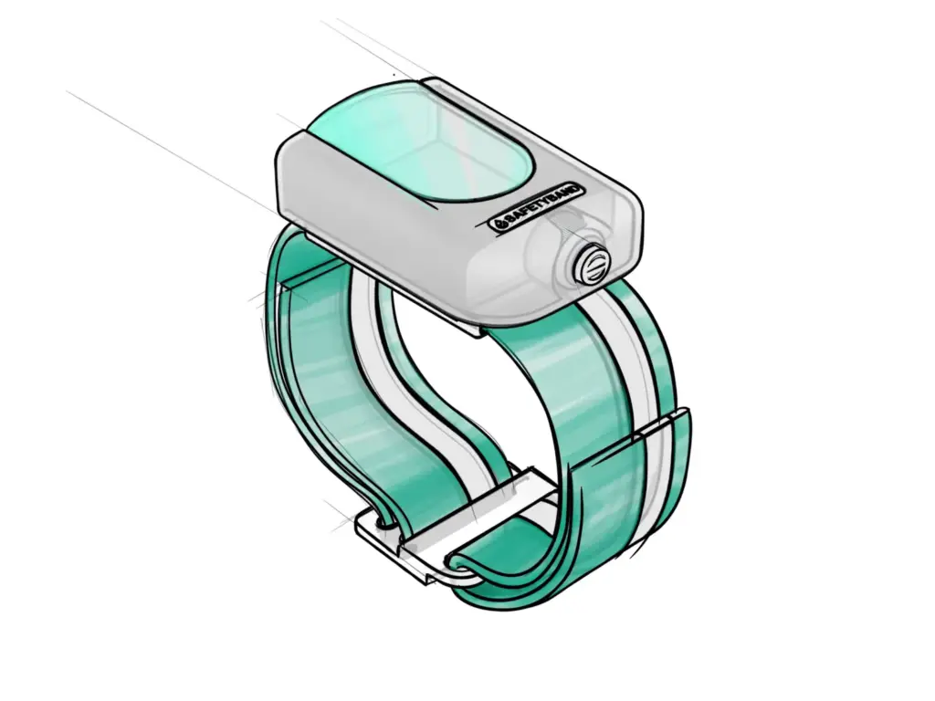 Safetyband – gel alcohol wristband