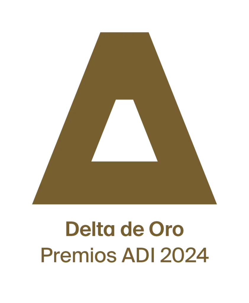 Sello ADI Delta de Oro de diseño industrial