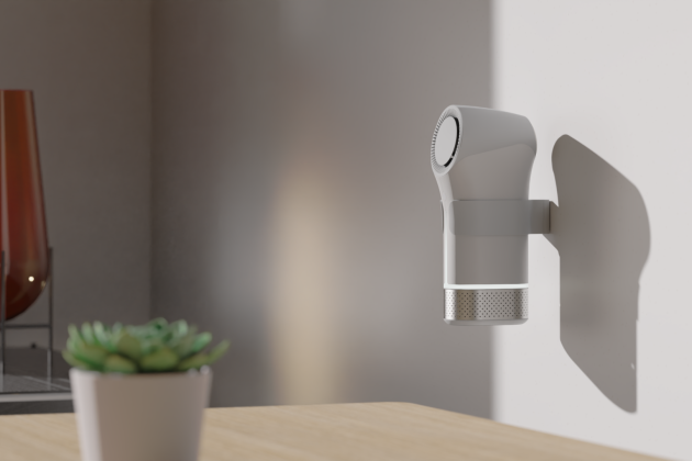 Purificador pared, diseño vanguardista.